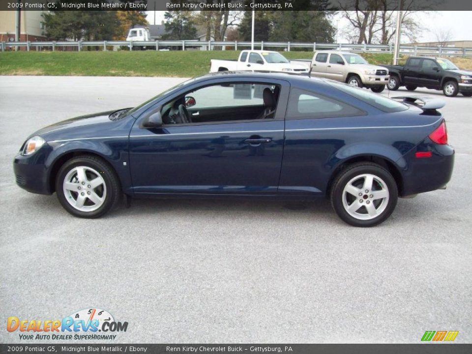 2009 Pontiac G5 Midnight Blue Metallic / Ebony Photo #13