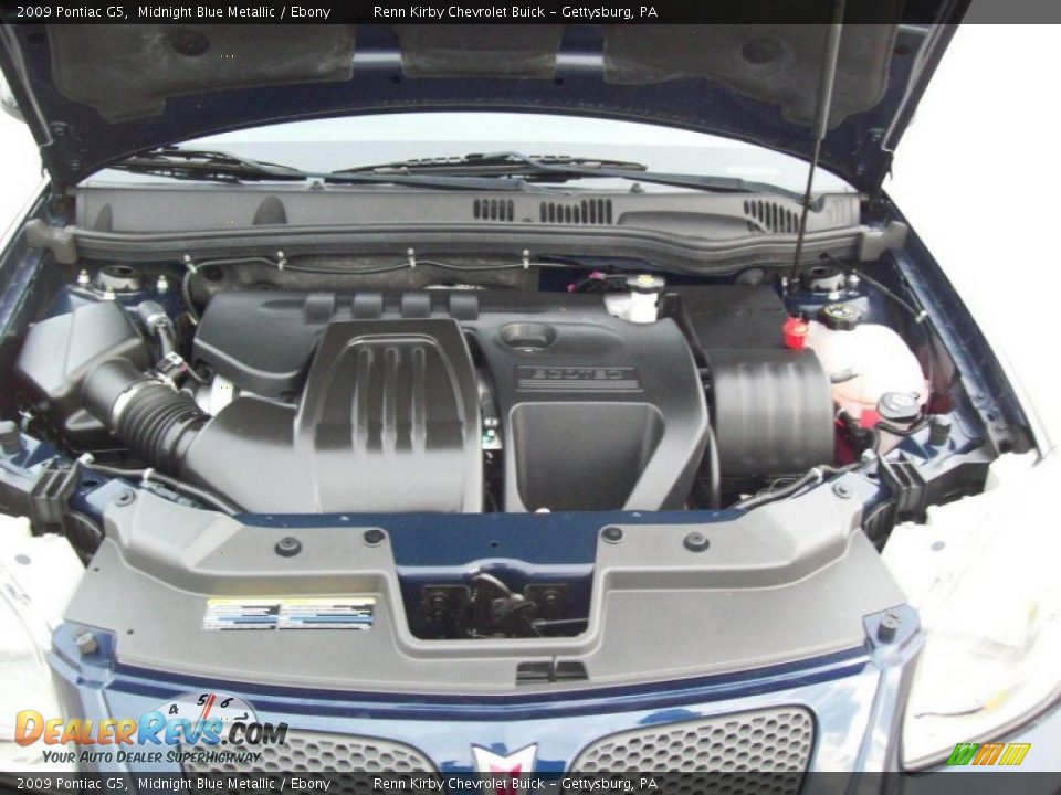 2009 Pontiac G5 Midnight Blue Metallic / Ebony Photo #16