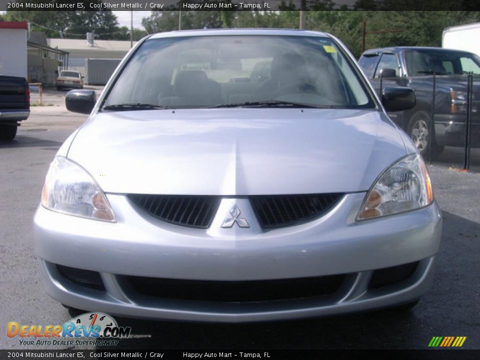 2004 Mitsubishi Lancer ES Cool Silver Metallic / Gray Photo #3