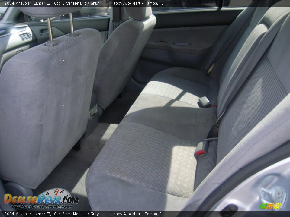 2004 Mitsubishi Lancer ES Cool Silver Metallic / Gray Photo #11