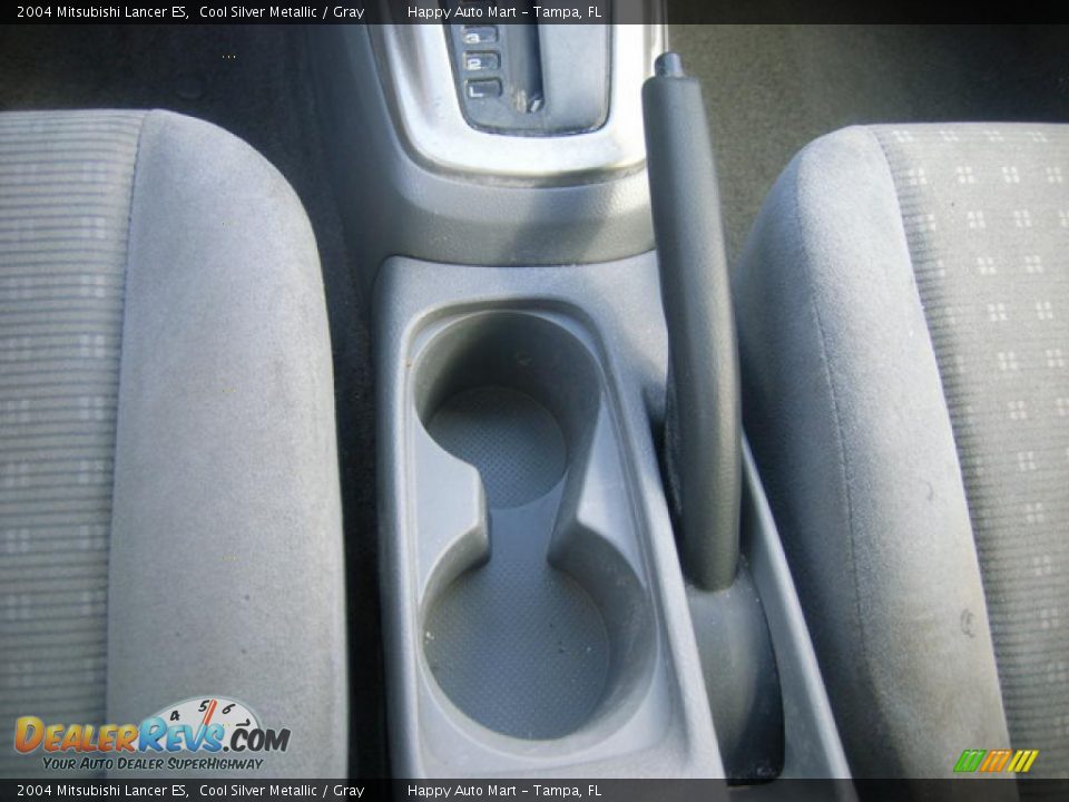 2004 Mitsubishi Lancer ES Cool Silver Metallic / Gray Photo #18