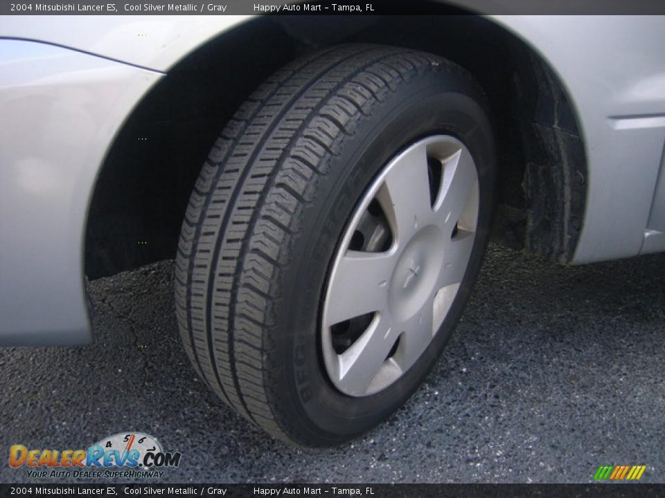 2004 Mitsubishi Lancer ES Cool Silver Metallic / Gray Photo #21