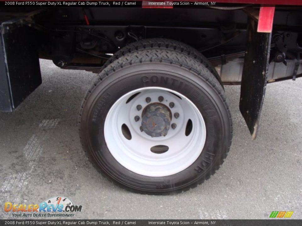 2008 Ford F550 Super Duty XL Regular Cab Dump Truck Wheel Photo #6
