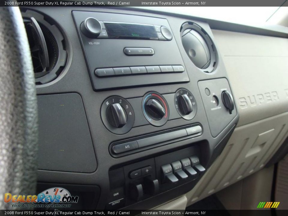 Controls of 2008 Ford F550 Super Duty XL Regular Cab Dump Truck Photo #12
