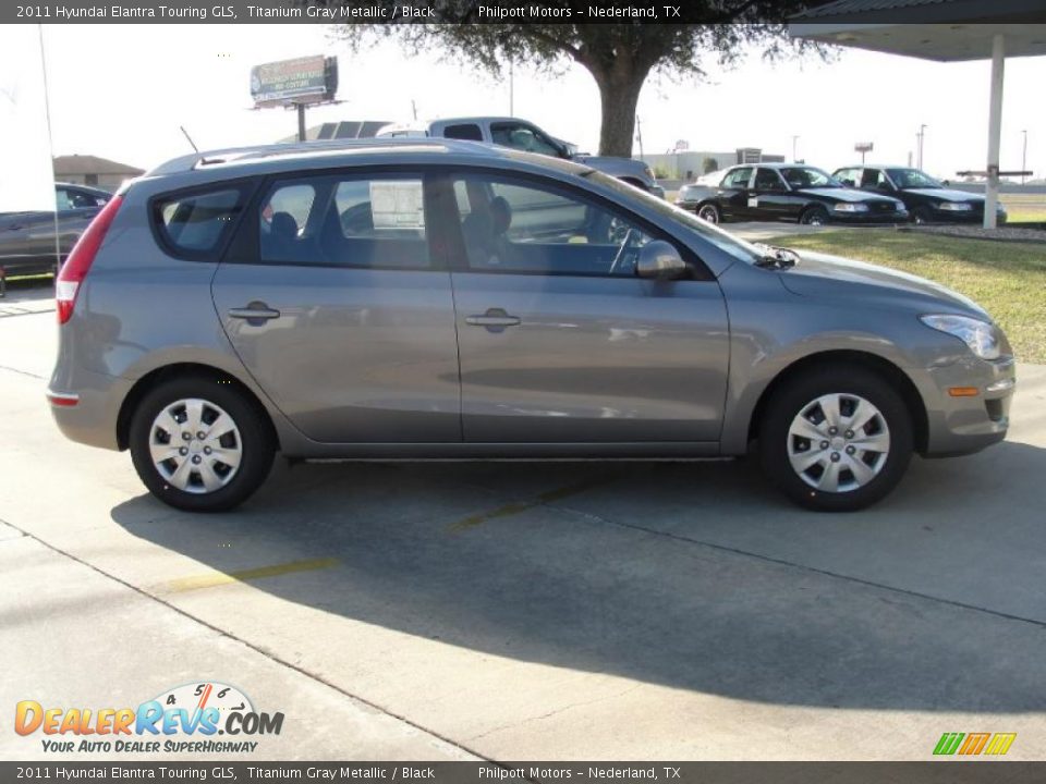 2011 Hyundai Elantra Touring GLS Titanium Gray Metallic / Black Photo #2