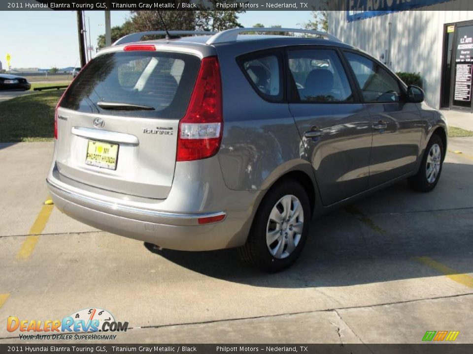 2011 Hyundai Elantra Touring GLS Titanium Gray Metallic / Black Photo #3