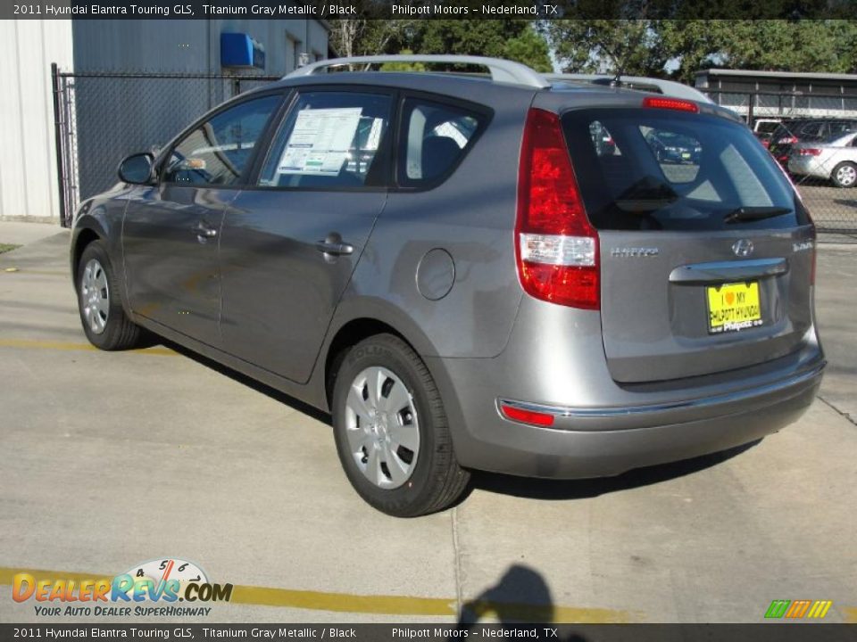 2011 Hyundai Elantra Touring GLS Titanium Gray Metallic / Black Photo #5