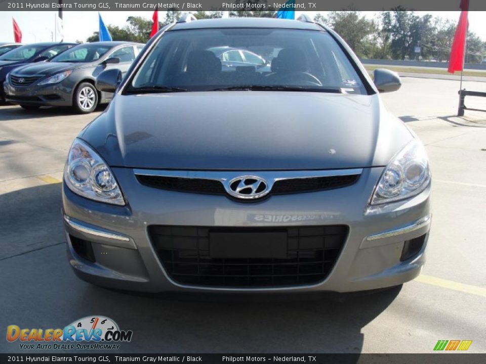 2011 Hyundai Elantra Touring GLS Titanium Gray Metallic / Black Photo #8