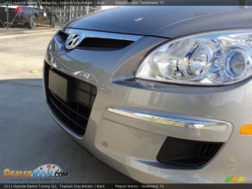 2011 Hyundai Elantra Touring GLS Titanium Gray Metallic / Black Photo #9