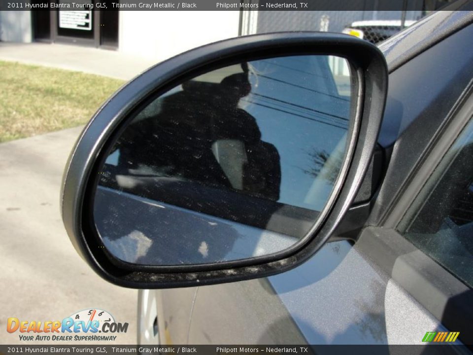 2011 Hyundai Elantra Touring GLS Titanium Gray Metallic / Black Photo #12