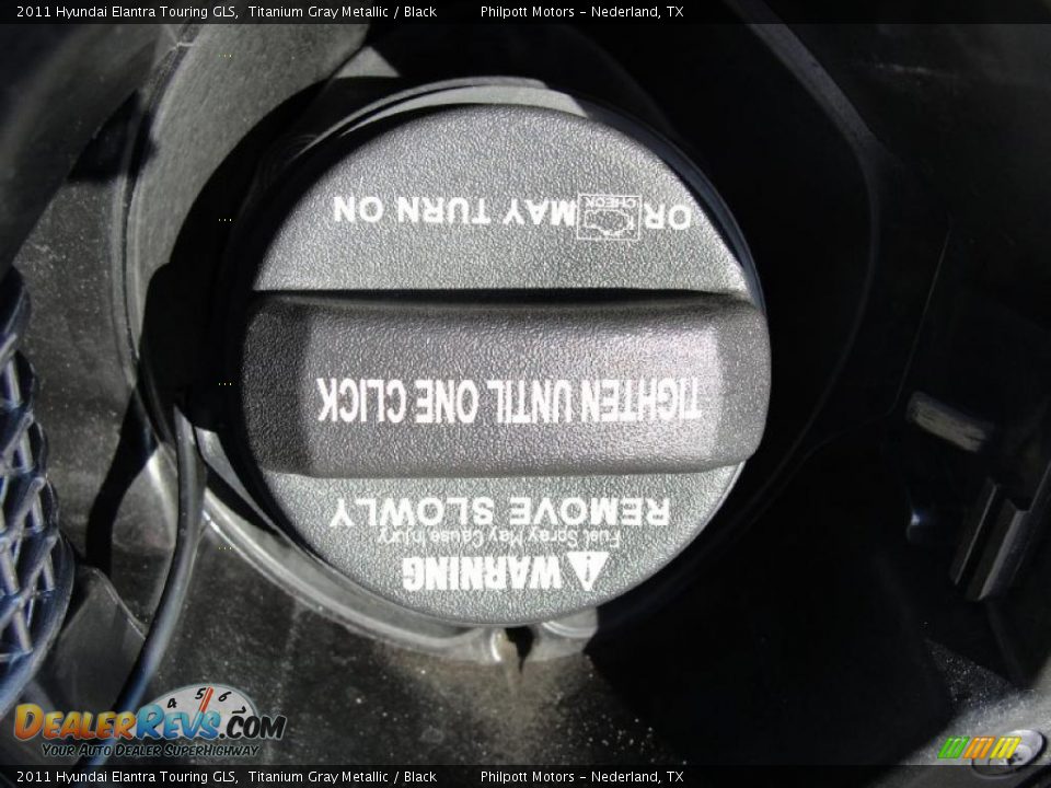 2011 Hyundai Elantra Touring GLS Titanium Gray Metallic / Black Photo #13