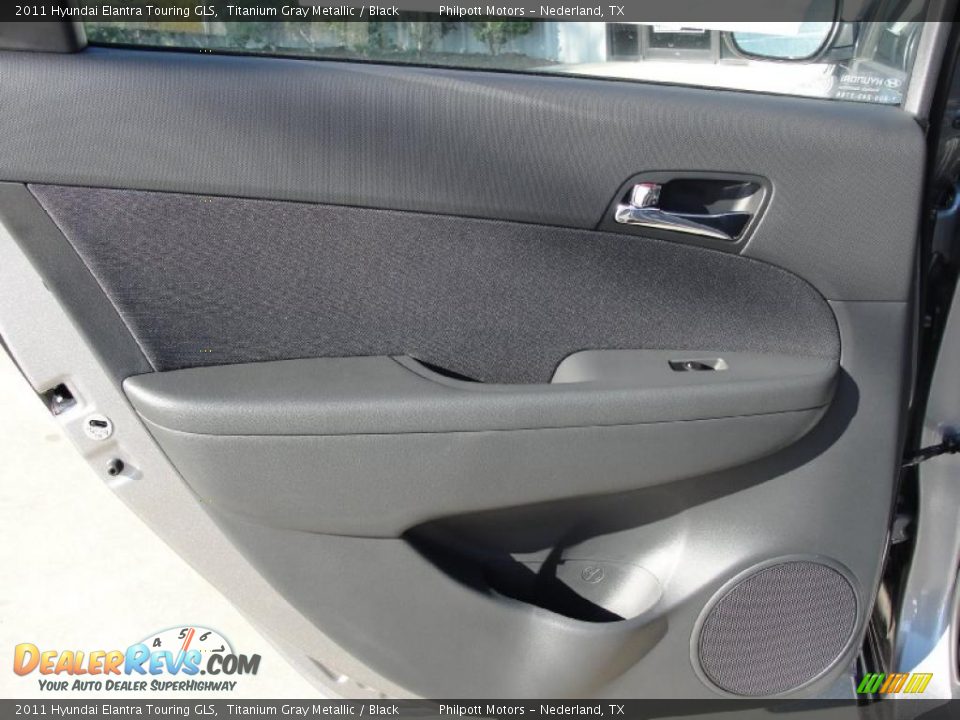 2011 Hyundai Elantra Touring GLS Titanium Gray Metallic / Black Photo #21