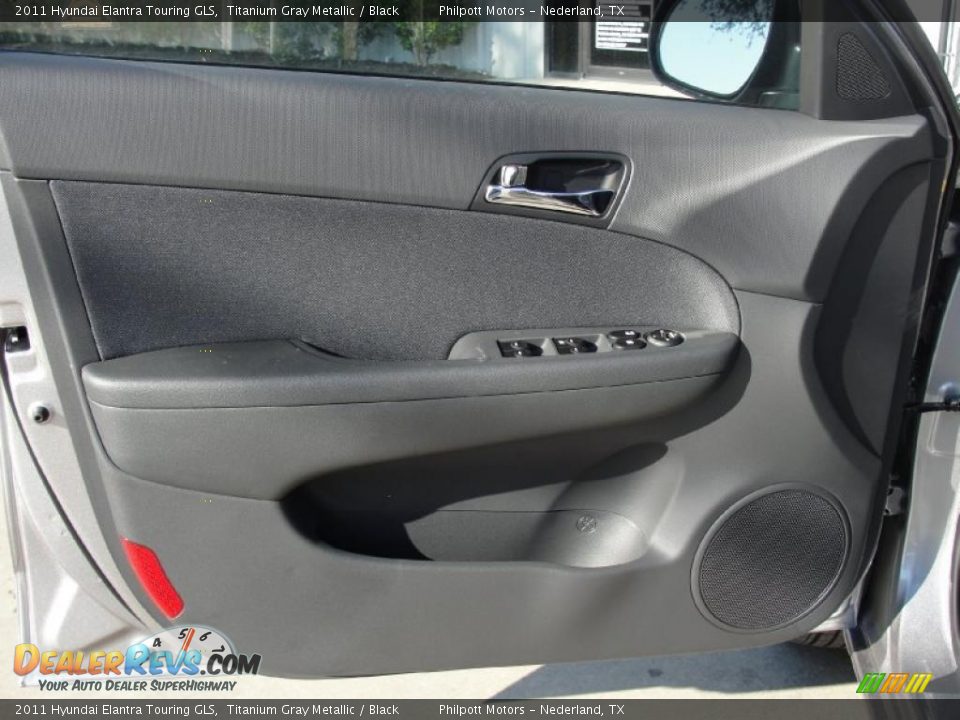 2011 Hyundai Elantra Touring GLS Titanium Gray Metallic / Black Photo #23