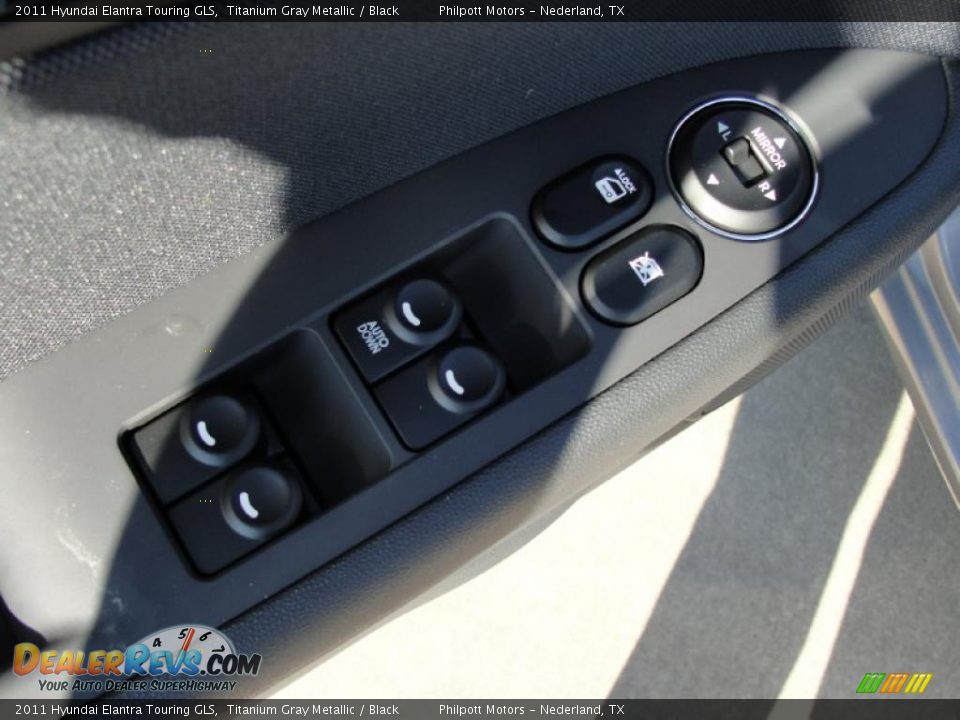 2011 Hyundai Elantra Touring GLS Titanium Gray Metallic / Black Photo #24