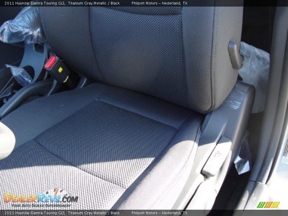 2011 Hyundai Elantra Touring GLS Titanium Gray Metallic / Black Photo #25