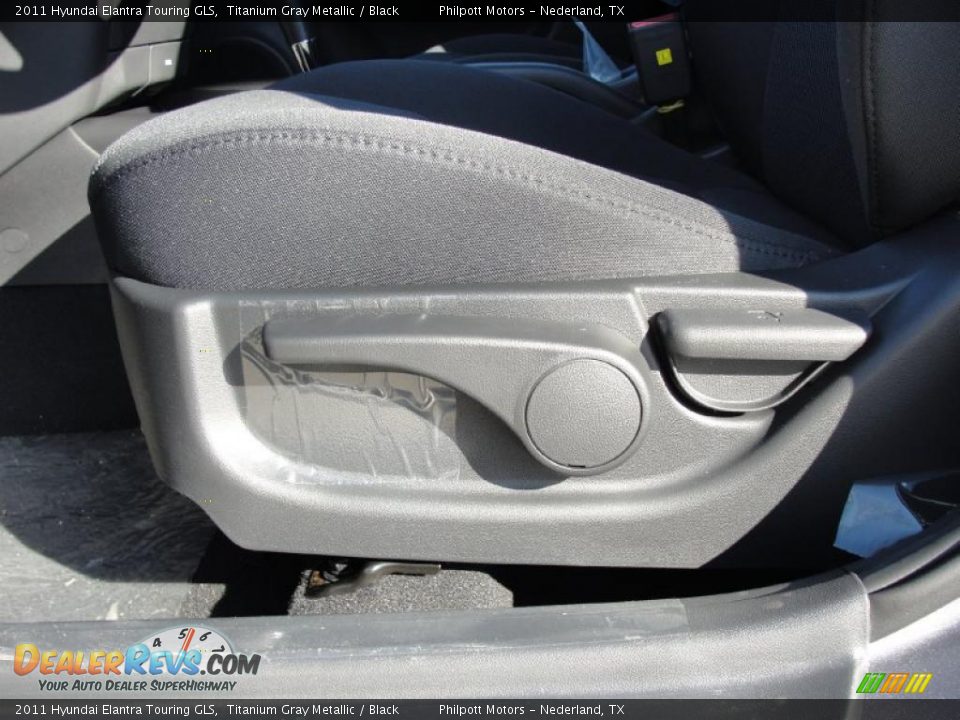 2011 Hyundai Elantra Touring GLS Titanium Gray Metallic / Black Photo #26