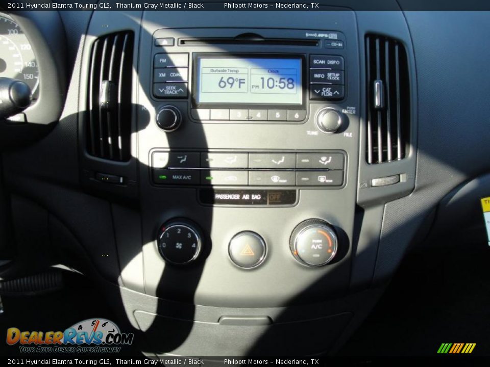 2011 Hyundai Elantra Touring GLS Titanium Gray Metallic / Black Photo #28