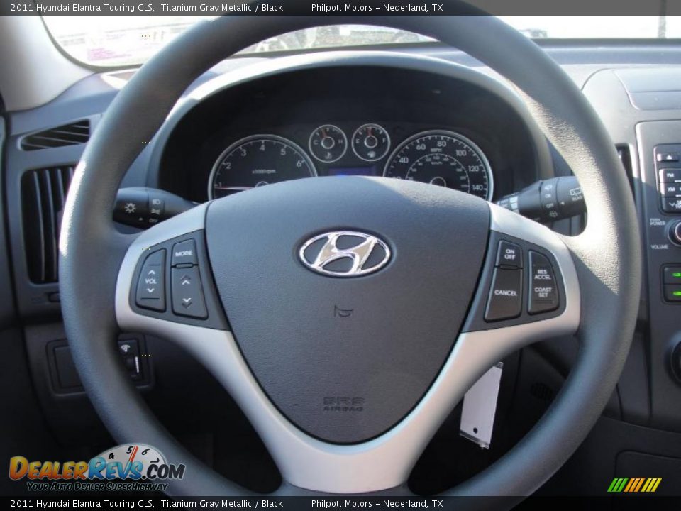 2011 Hyundai Elantra Touring GLS Steering Wheel Photo #33