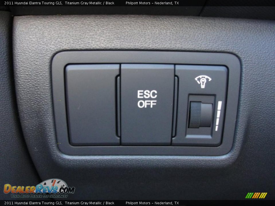 2011 Hyundai Elantra Touring GLS Titanium Gray Metallic / Black Photo #35