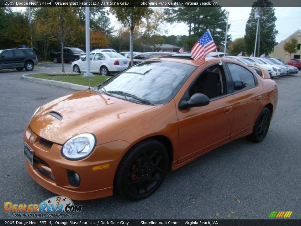 2005 Dodge Neon SRT-4 Orange Blast Pearlcoat / Dark Slate Gray Photo #1