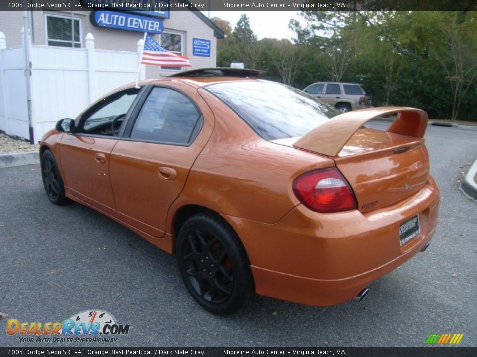 2005 Dodge Neon SRT-4 Orange Blast Pearlcoat / Dark Slate Gray Photo #3