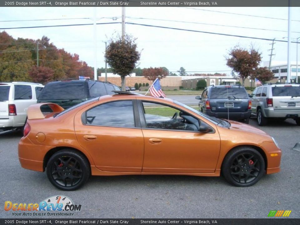 2005 Dodge Neon SRT-4 Orange Blast Pearlcoat / Dark Slate Gray Photo #6