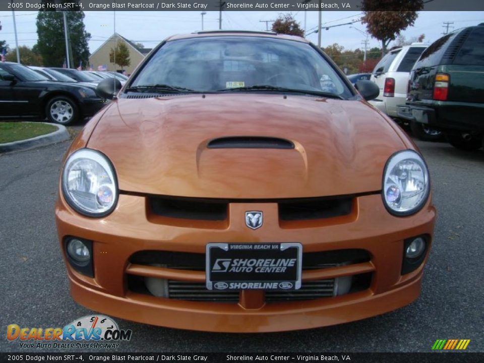 2005 Dodge Neon SRT-4 Orange Blast Pearlcoat / Dark Slate Gray Photo #8