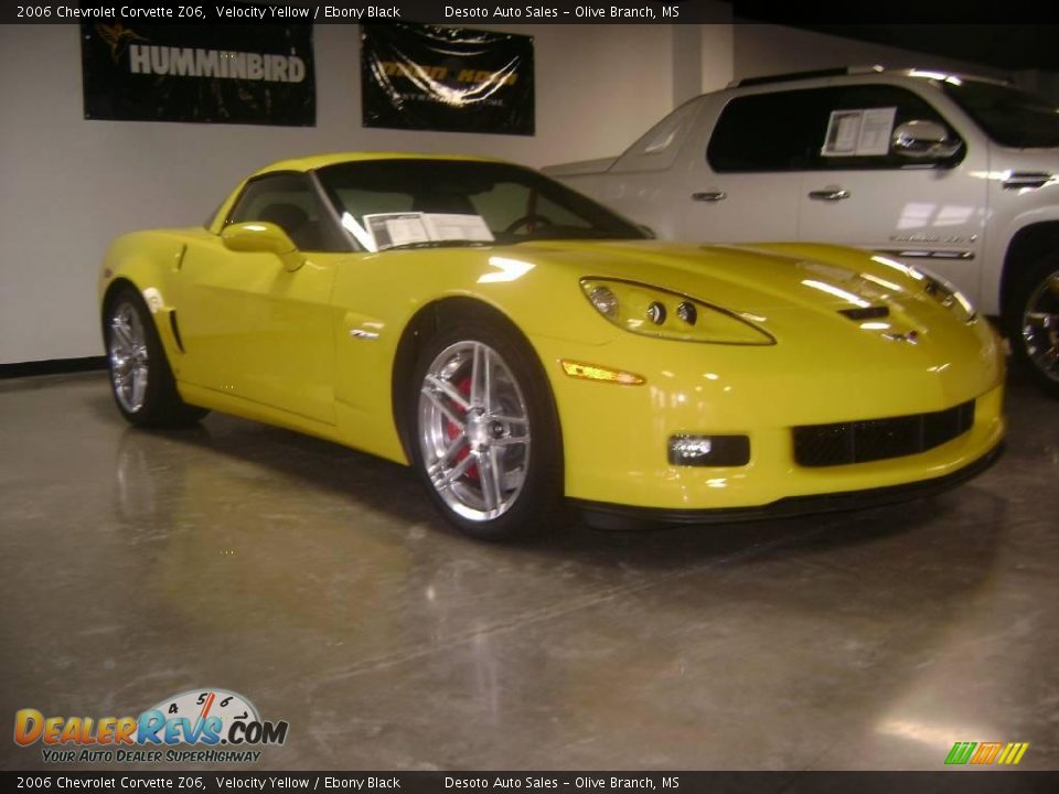 2006 Chevrolet Corvette Z06 Velocity Yellow / Ebony Black Photo #1