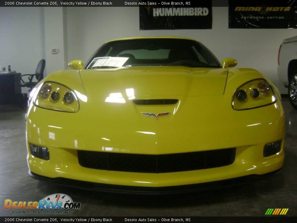 2006 Chevrolet Corvette Z06 Velocity Yellow / Ebony Black Photo #2