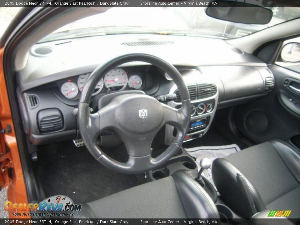 2005 Dodge Neon SRT-4 Orange Blast Pearlcoat / Dark Slate Gray Photo #16