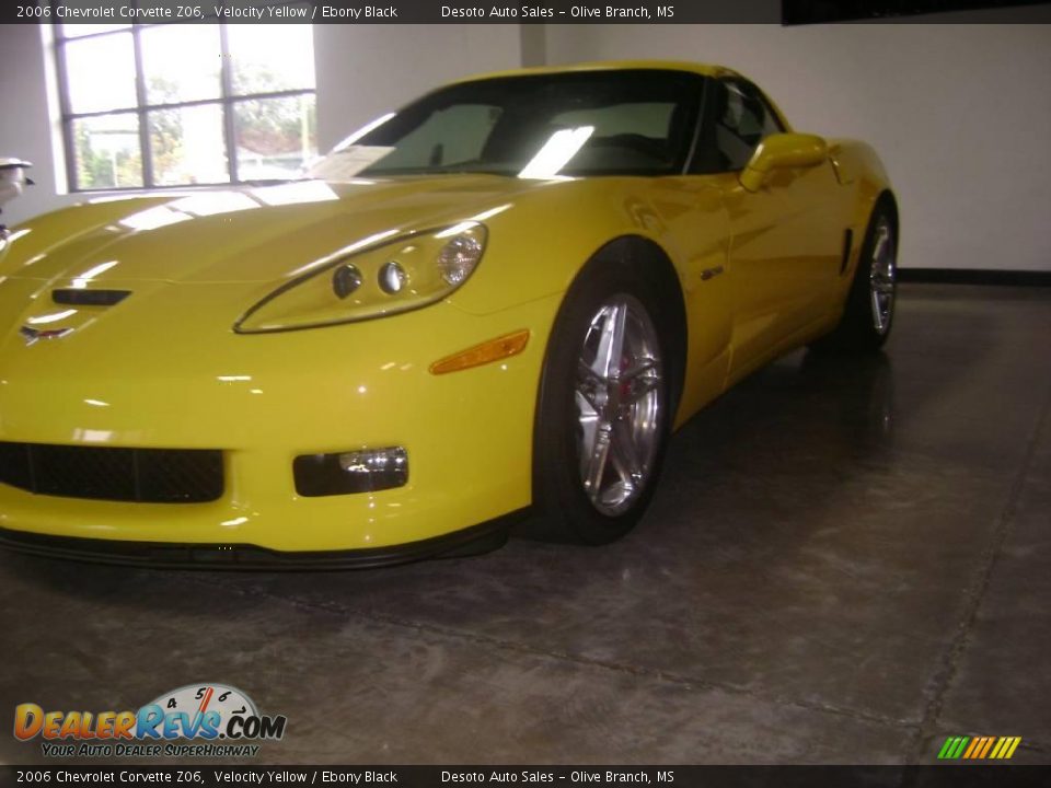 2006 Chevrolet Corvette Z06 Velocity Yellow / Ebony Black Photo #3