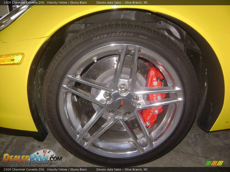 2006 Chevrolet Corvette Z06 Velocity Yellow / Ebony Black Photo #4