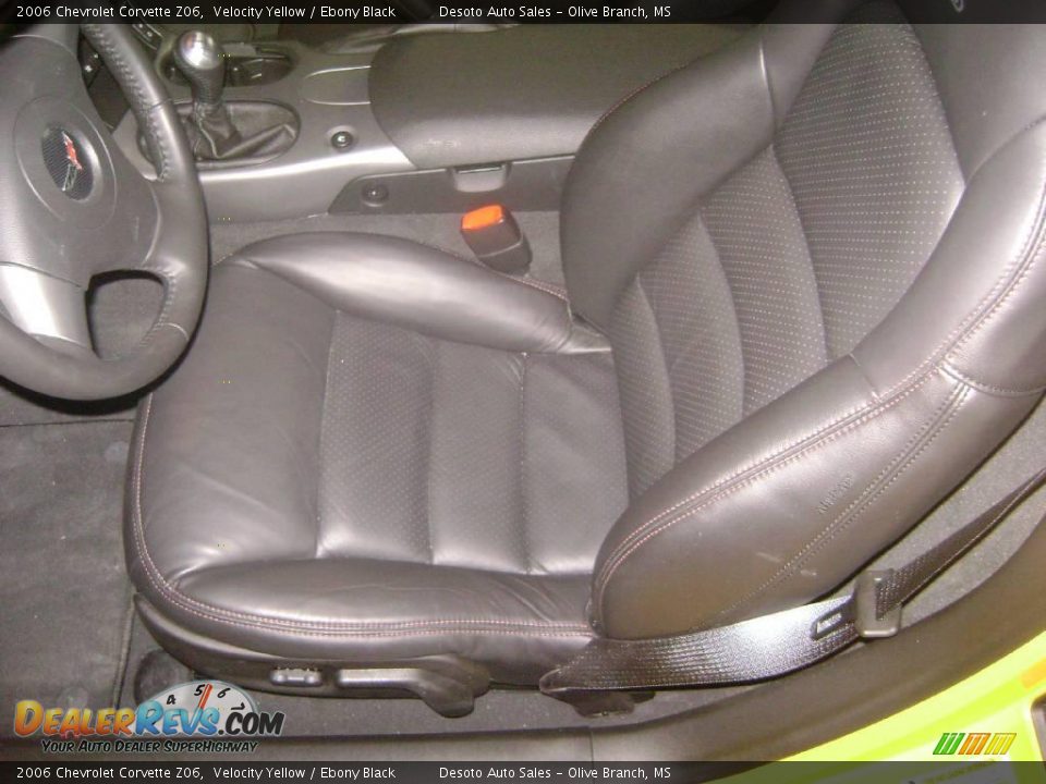 2006 Chevrolet Corvette Z06 Velocity Yellow / Ebony Black Photo #13