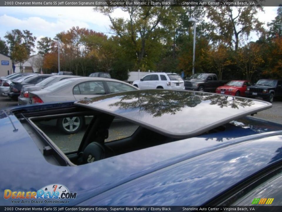 Sunroof of 2003 Chevrolet Monte Carlo SS Jeff Gordon Signature Edition Photo #9