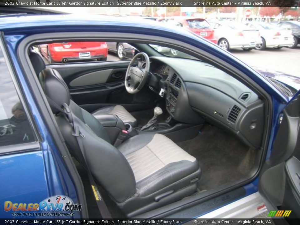 Ebony Black Interior - 2003 Chevrolet Monte Carlo SS Jeff Gordon Signature Edition Photo #12