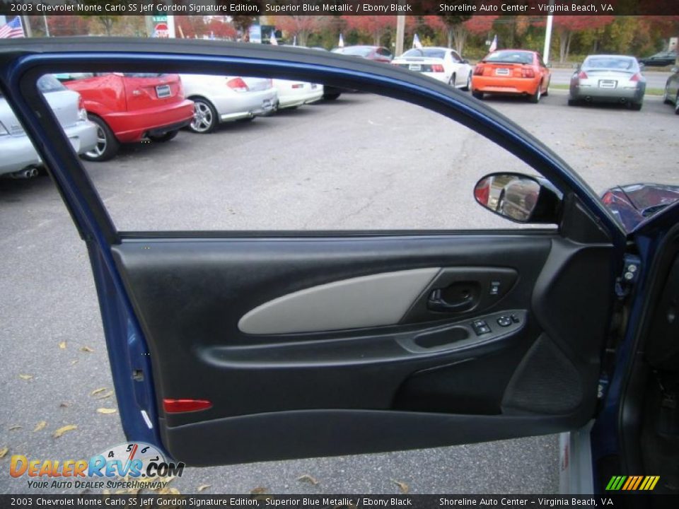 Door Panel of 2003 Chevrolet Monte Carlo SS Jeff Gordon Signature Edition Photo #13
