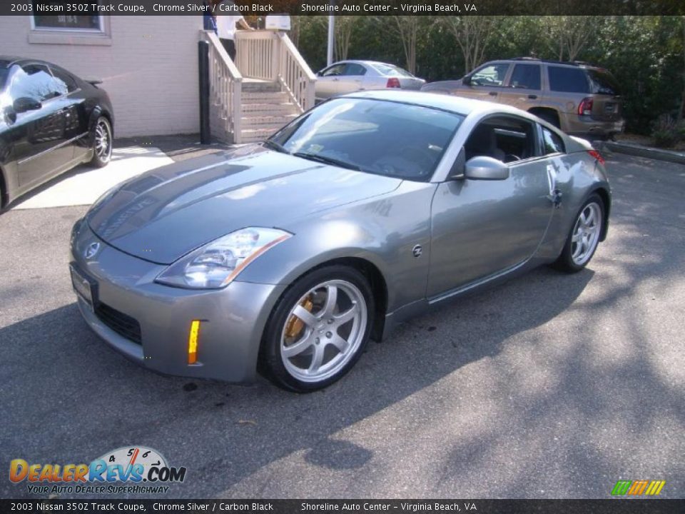 Front 3/4 View of 2003 Nissan 350Z Track Coupe Photo #1