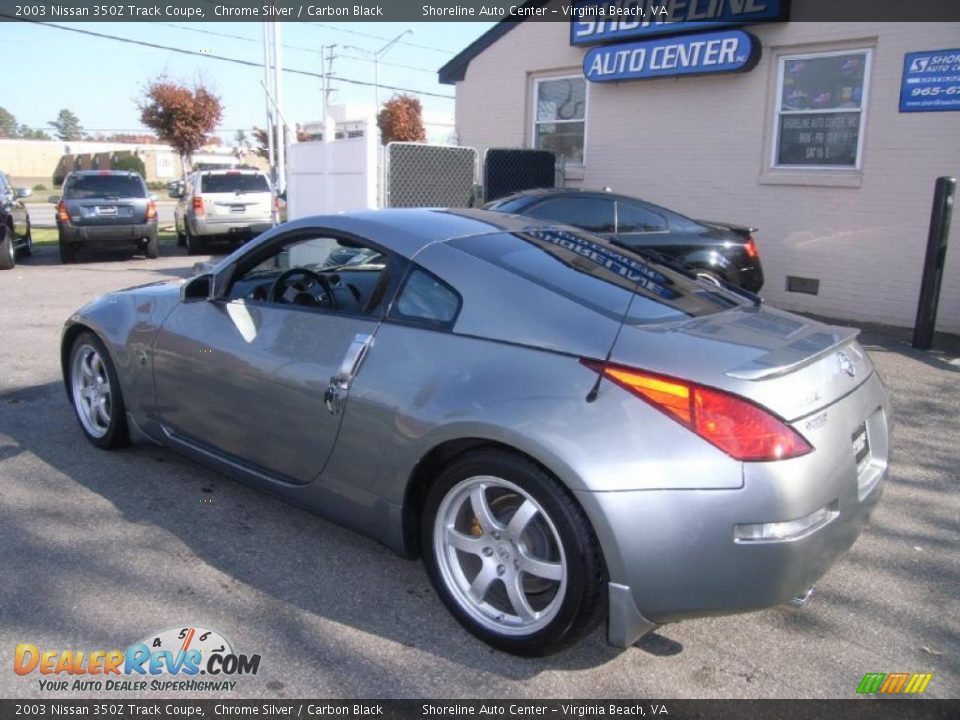 Chrome Silver 2003 Nissan 350Z Track Coupe Photo #3