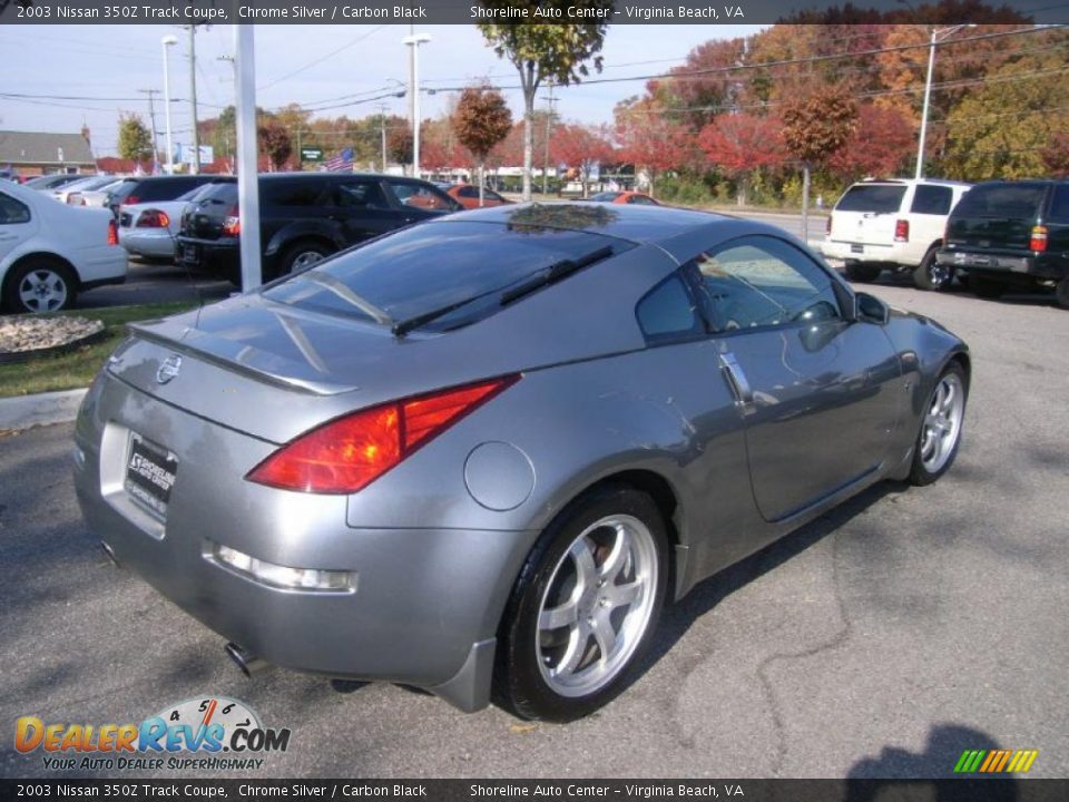 Chrome Silver 2003 Nissan 350Z Track Coupe Photo #5