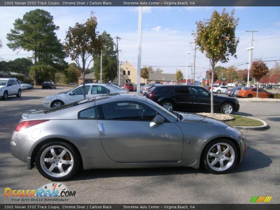 Chrome Silver 2003 Nissan 350Z Track Coupe Photo #6