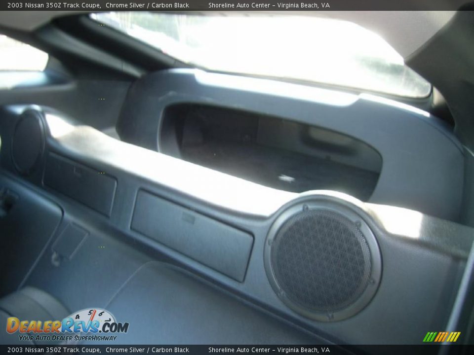 Carbon Black Interior - 2003 Nissan 350Z Track Coupe Photo #9