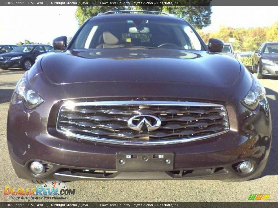 2009 Infiniti FX 50 AWD S Midnight Mocha / Java Photo #2