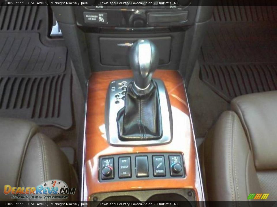 2009 Infiniti FX 50 AWD S Shifter Photo #10