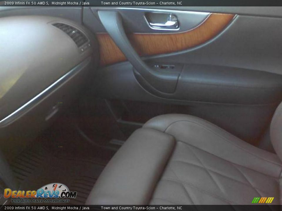 2009 Infiniti FX 50 AWD S Midnight Mocha / Java Photo #11