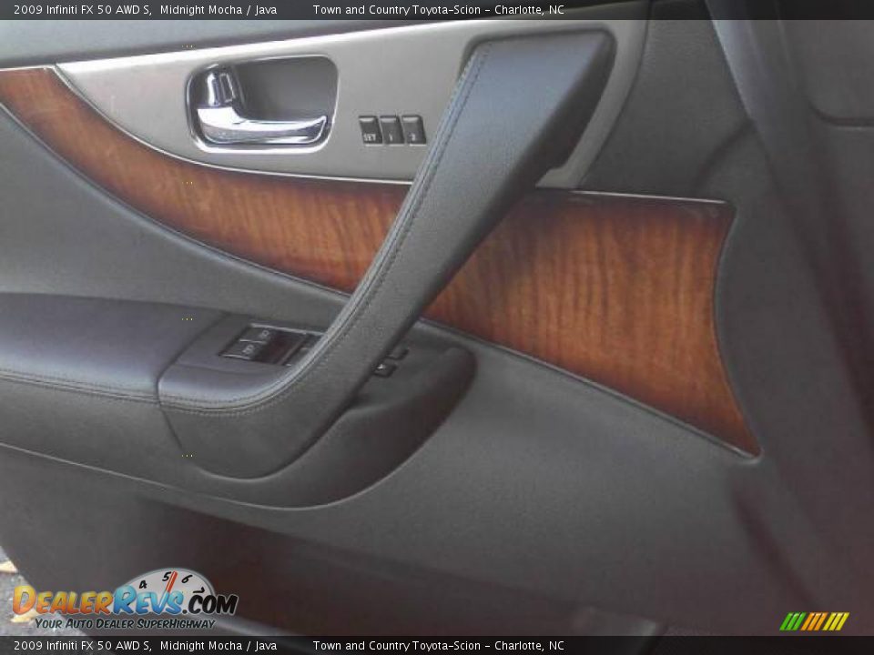 2009 Infiniti FX 50 AWD S Midnight Mocha / Java Photo #12