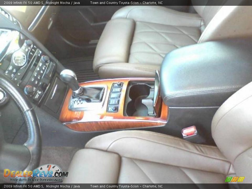 2009 Infiniti FX 50 AWD S Midnight Mocha / Java Photo #13