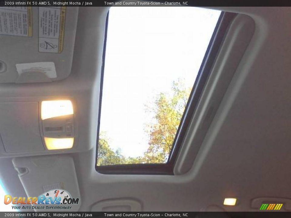 2009 Infiniti FX 50 AWD S Midnight Mocha / Java Photo #14