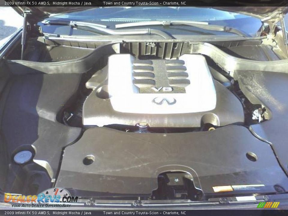 2009 Infiniti FX 50 AWD S Midnight Mocha / Java Photo #19