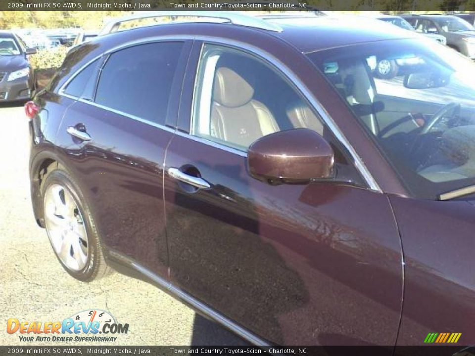 2009 Infiniti FX 50 AWD S Midnight Mocha / Java Photo #20