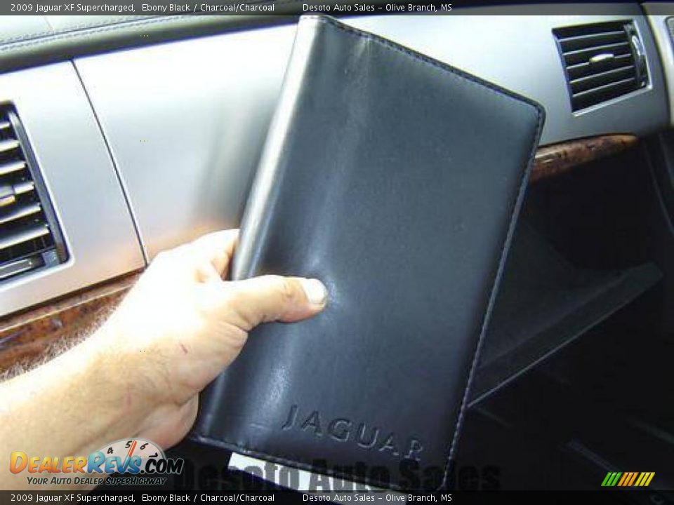 2009 Jaguar XF Supercharged Ebony Black / Charcoal/Charcoal Photo #15